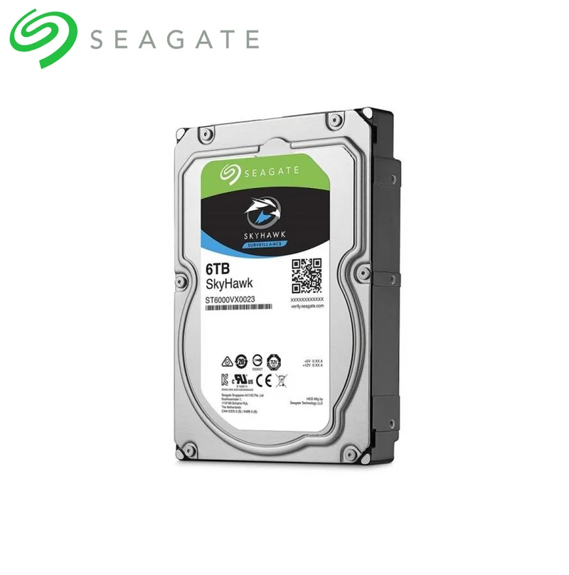 HD interno 6TB 3.5" SATA III Optimizado para videovigilancia ST6000VX001 Marca: Seagate