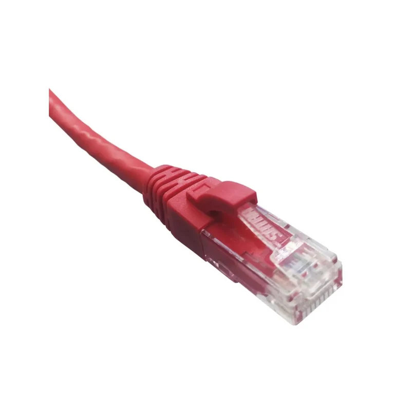 Patch cord UTP, CAT5E, con funda, 3 pies (91.44 cm) Rojo MCE-01F03R Marca: Cablix