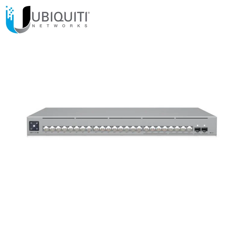 Switch de 24 puertos (8 puertos PoE++ de 2,5 G, 8 puertos PoE+ de 1 G y 8 puertos PoE++ de 1 G) de Ubiquiti, 2 puertos SFP+ USW-PRO-MAX-24-POE Marca: Ubiquiti