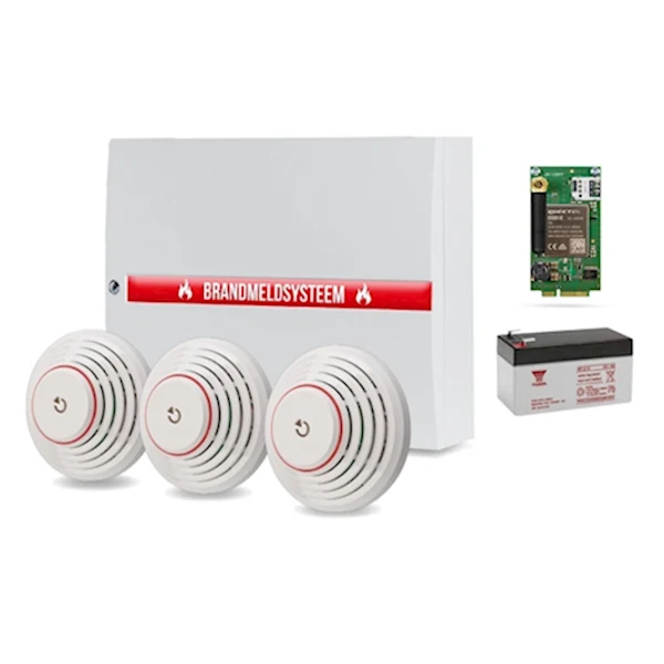 Jablotron JA-100+, sistema de alarma contra incendios (kit básico)