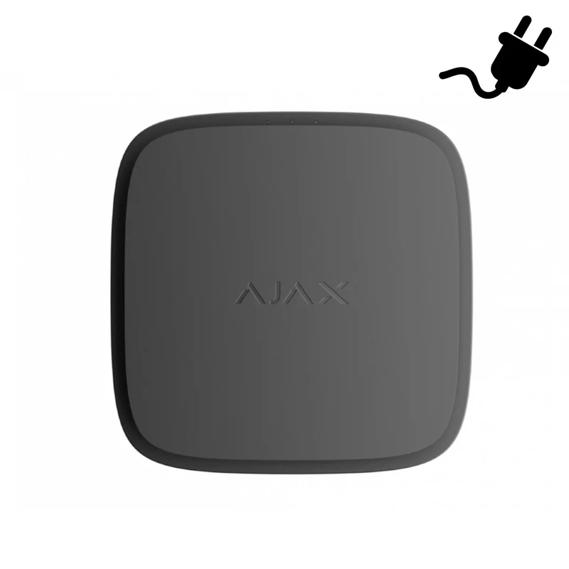 Ajax Systems FireProtect 2 AC (calor/humo/CO) Alimentación de red Negro