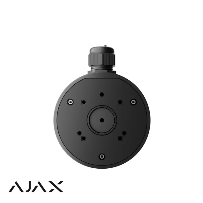 Caja de montaje Ajax Systems negra para cámaras Ajax