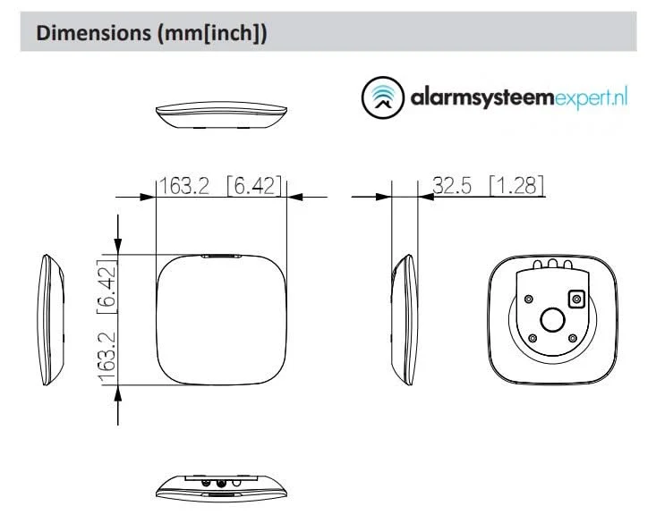 Dahua Airshield DHI-ARA43-W2, amplificador de alarma para hasta 32 dispositivos