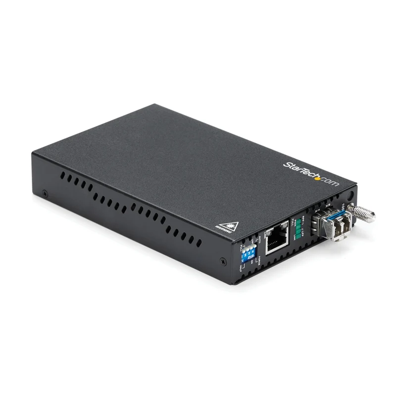 Convertidor de Medios StarTech.com StarTech Gigabit Ethernet Copper-to-Fiber Media Converter, ET91000SM20