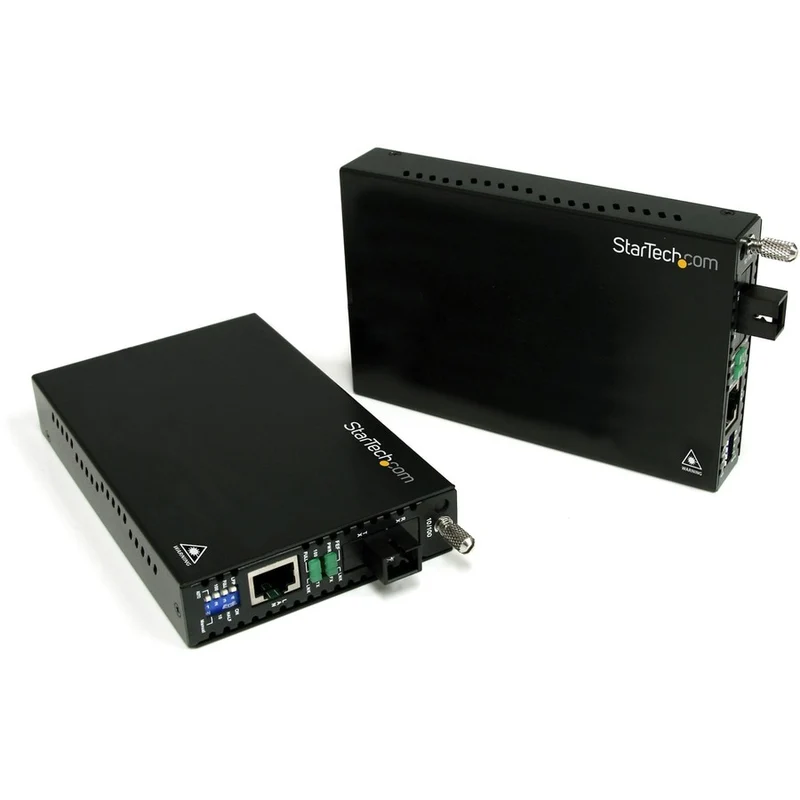 Convertidor de Medios StarTech.com StarTech 10/100 Mbps Ethernet Single Mode WDM Fiber Media Converter Kit SC 20km