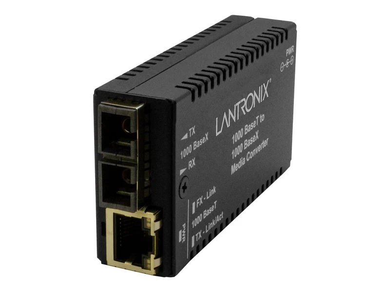 Convertidor de Medios Lantronix M/GE-T Series, M/GE-T-SX-01-NA