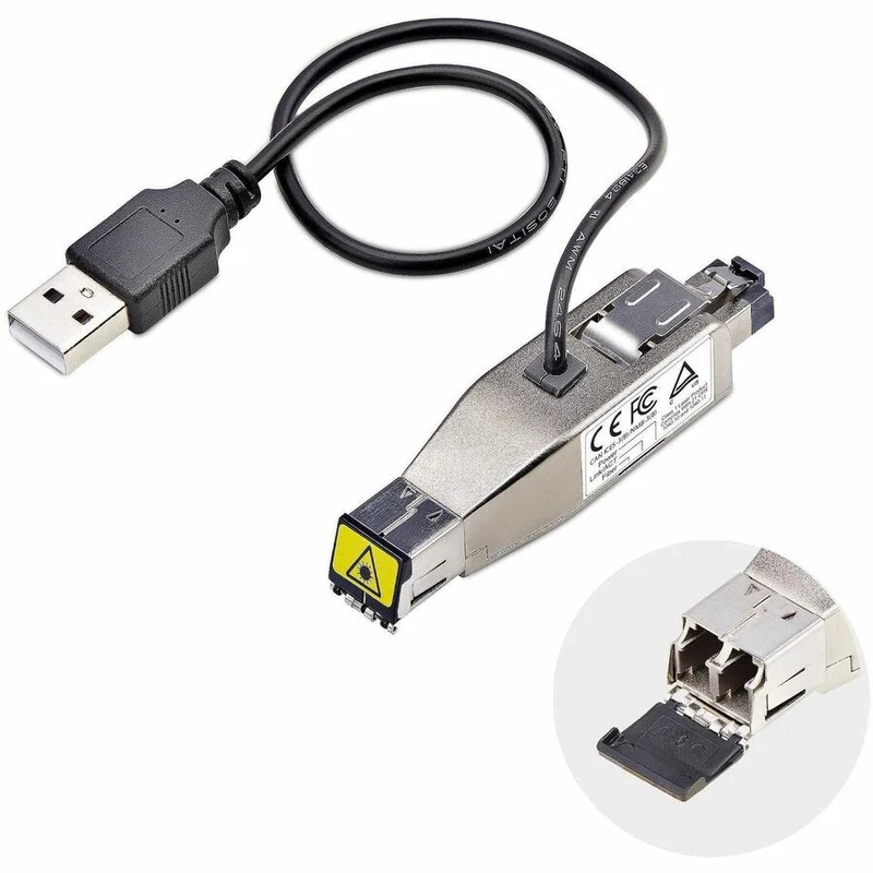 Convertidor de Medios StarTech.com StarTech Gigabit Fiber to RJ45 Ethernet Media Converter Dongle