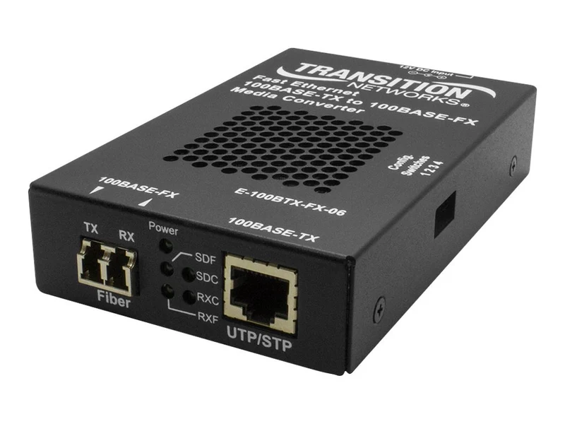 Convertidor de Medios Lantronix E-100BTX Series