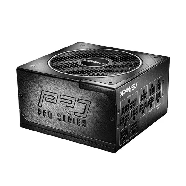 Fuente de Poder ASRock PRO-M1000G - 1000W - 80 PLUS Gold - Modular - ATX