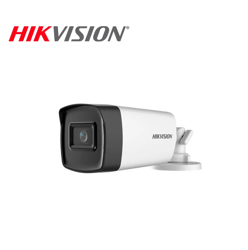 Cámara de seguridad analóga de 5MP platica bullet Marca: Hikvision