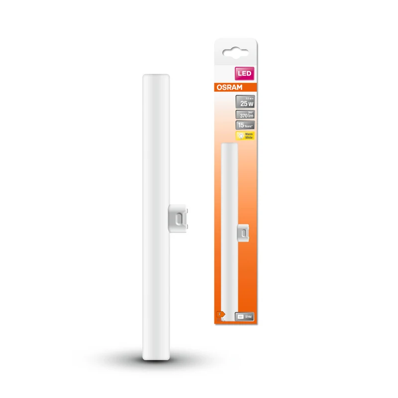 Lámpara LED OSRAM LEDINESTRA® BASE 3,5 W 827 Frosted S14D, 370 lm, 2700 K, Blanco cálido