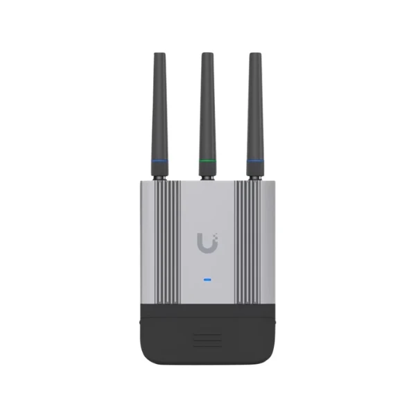 Router Móvil Ubiquiti UniFi Industrial LTE Cat 4 WiFi 4 IP66 PoE GPS para Interior/Exterior