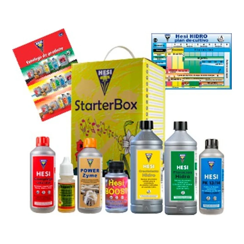 HESI Starter Box Hydro – Pack de Iniciación con Fertilizantes para Sistemas Hidropónicos
