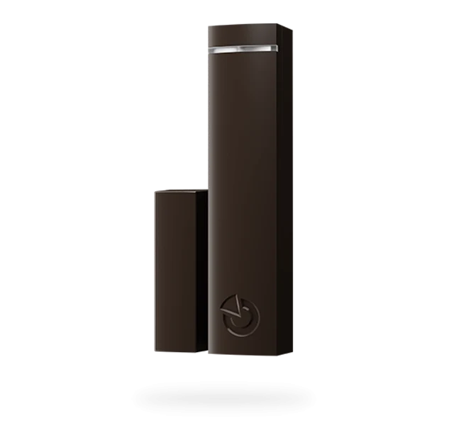 Jablotron JA-150MB: contacto magnético inalámbrico de color marrón oscuro