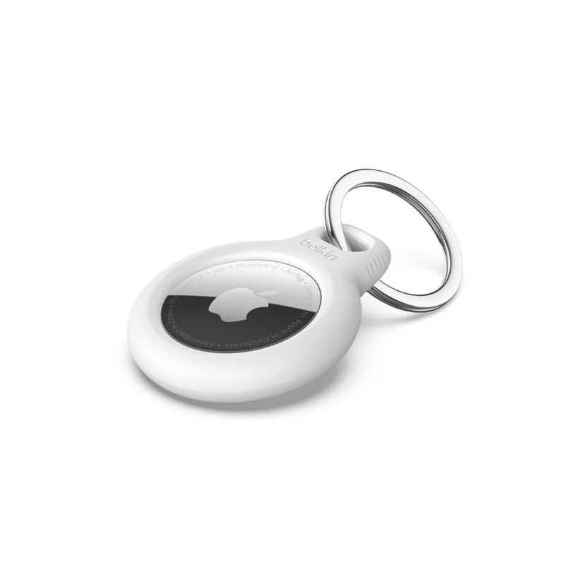 Secure Holder con llavero para AirTag de Belkin - Blanco