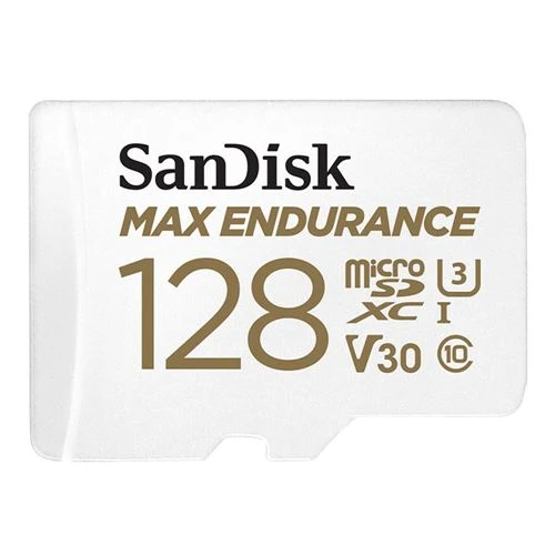 Tarjeta de Memoria Sandisk 128 GB Max Endurance microSDHC Class 10 / UHS-3 Flash Memory Card