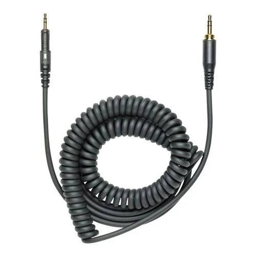 Audífonos Audio-Technica HP-CC Replacement Coiled Cable for M Series Headphones Negro