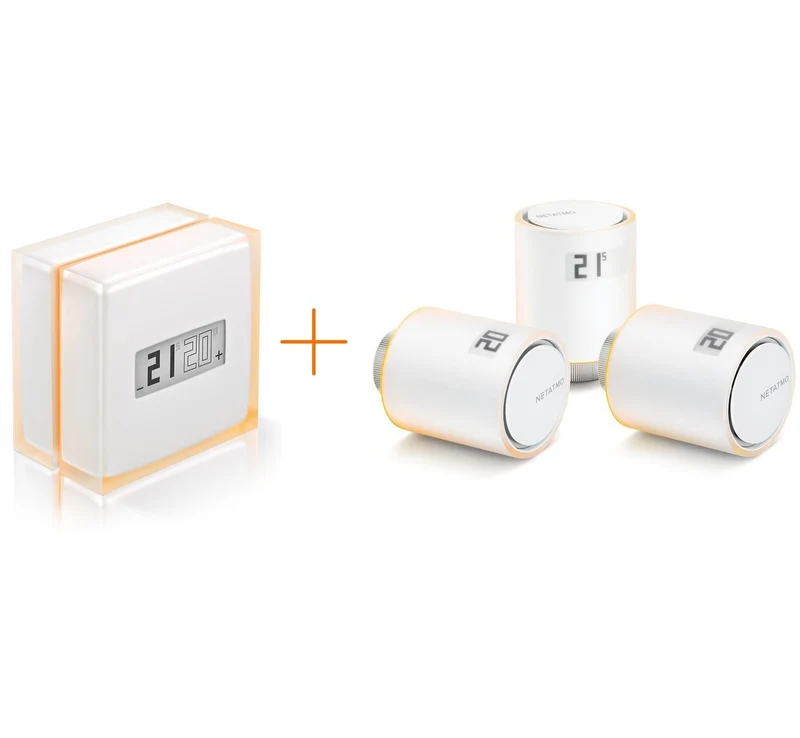 Pack Termostat S+ARK + 3 Smart Valves de Netatmo
