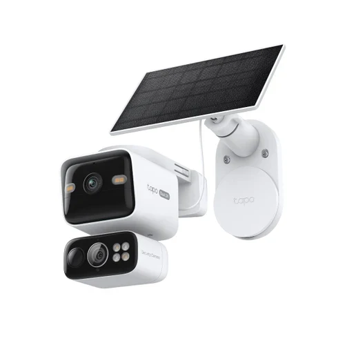 2K+2K Doble Lente 360° Cámara Solar | Tapo C645D KIT