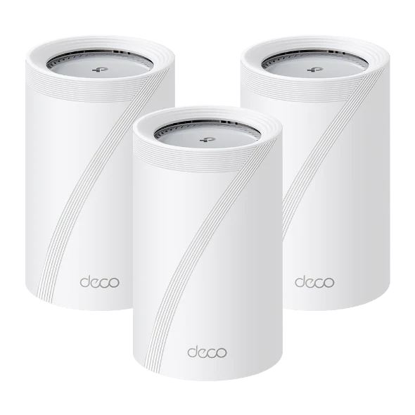 Deco BE65 Pro (Pack de 3) | Sistema Wi-Fi 7 Mesh BE9300 de Triple Banda con Puertos de 5 Gbps