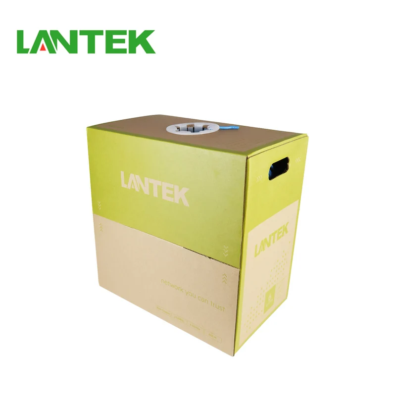 Cable UTP Cat6 GRIS INDOOR 305mtrs 24 AWG LTK-C6B V2 Marca: Lantek