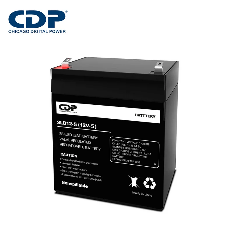 BATERIA 12VA/5AMP PARA UPS SLB125 Marca: CDP