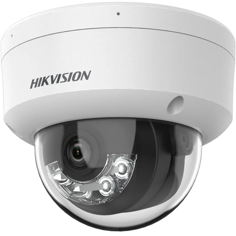 Cámara Domo Hikvision - IP 2 Megapixel - Lente 2.8 mm - AcuSense - Dual Light - DS-2CD1123G2-LIU