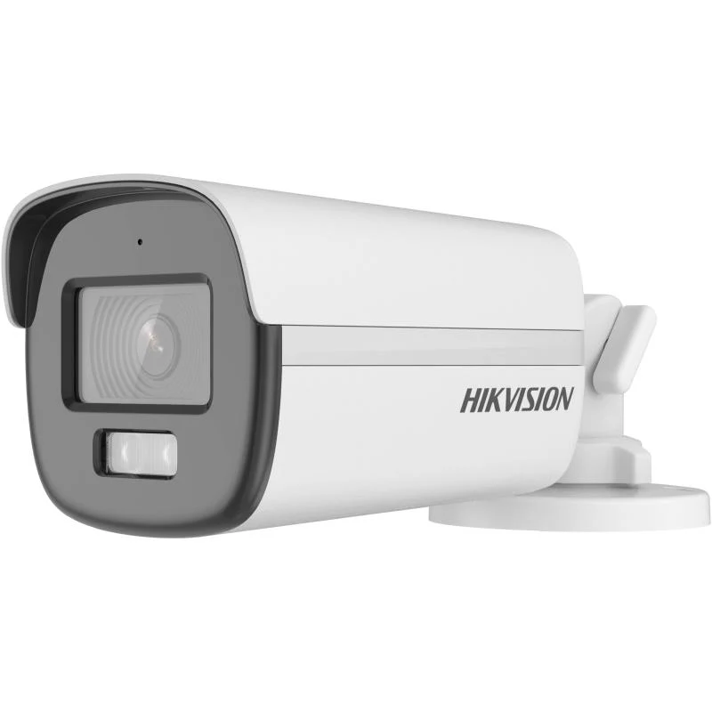 Cámara Bala Hikvision - Turbohd 3K (5MP) - Lente 2.8mm - Micrófono Integrado - Imagen a color 24 - DS-2CE12KF0T-FS
