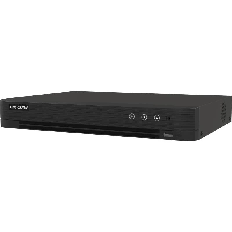 DVR Hikvision - (AcuSense - Evita Falsas Alarmas) DVR 4 Megapixel - 4 Canales Turbohd + 2 Canales IP - 1 Bahía de Disco Duro - IDS-7204HQHI-M1/S