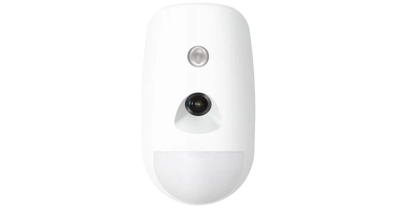 Cámara de Seguridad Hikvision - PIR con Cámara cableado - Bus Speed-X - Inmunidad a Mascotas 30 Kg - Rango de Detección de 12 mts - DS-PDPC12P-EG2