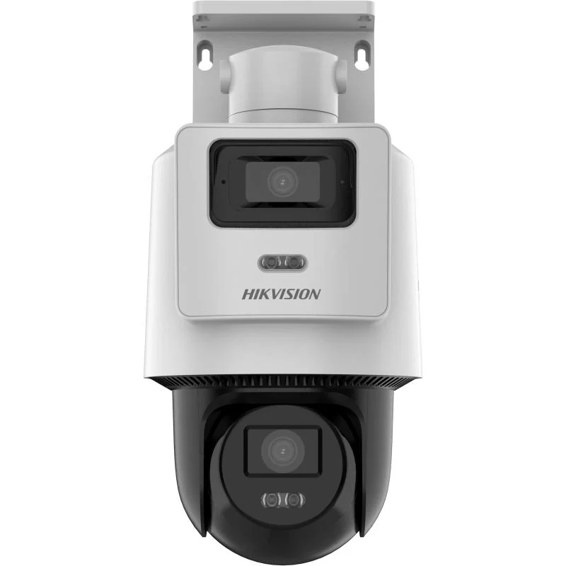 Cámara Domo Hikvision - [TandemVu] Domo Pt IP 4 MP + 4MP - MicroSD - Micrófono y Altavoz - DS-2SE2C400MWG-E/14