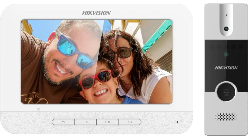 Kit de Videoportero Hikvision - Manos Libres con Pantalla LCD a Color de 7" - DSKIS202T
