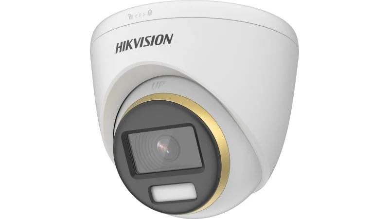 Cámara Turret Hikvision - Turbohd 4K - Imagen a color 24 - Lente 2.8 mm - Luz Blanca 40 mts - DS-2CE72UF3T-E