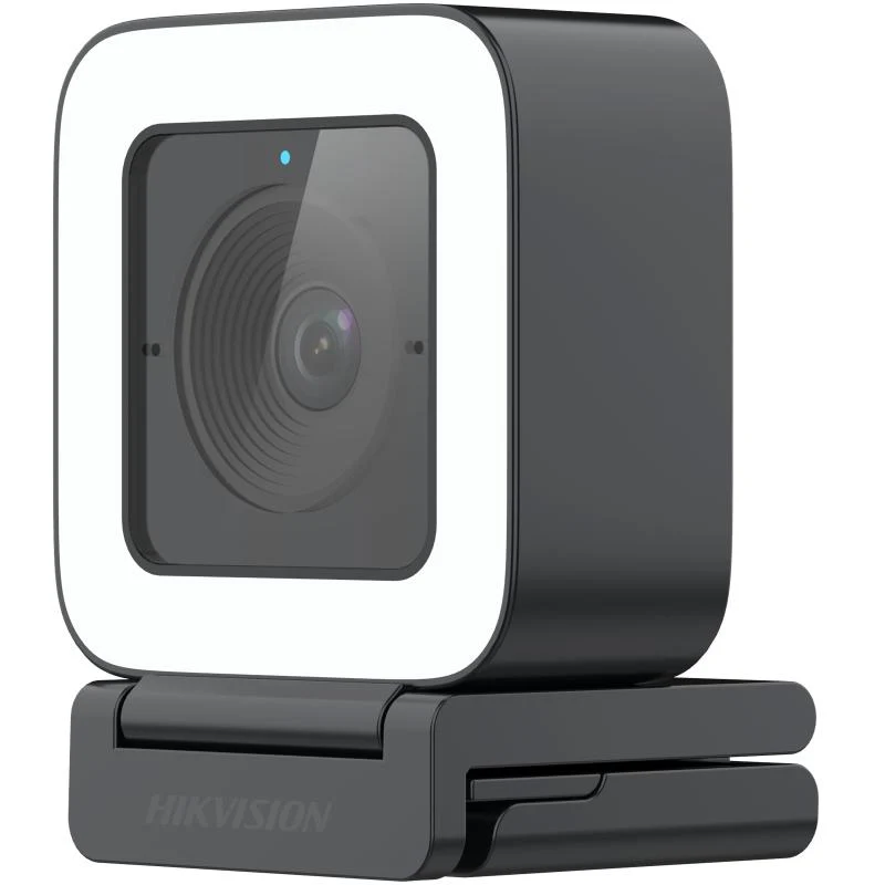 Cámara Web Hikvision - Alta Definición (1080p) - Aro de Luz Interconstruido - Gran Angular - Micrófono Integrado - DS-UL2