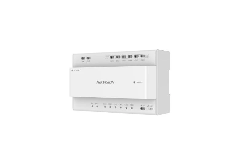 Hikvision DS-KAD7060EY, fuente de alimentación de distribución HD de dos hilos