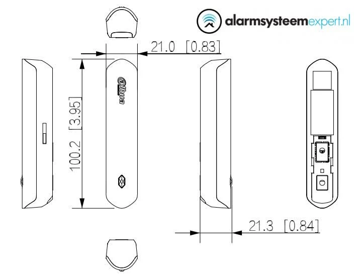 Dahua Airshield DHI-ARD323-W2(868), contacto magnético inalámbrico