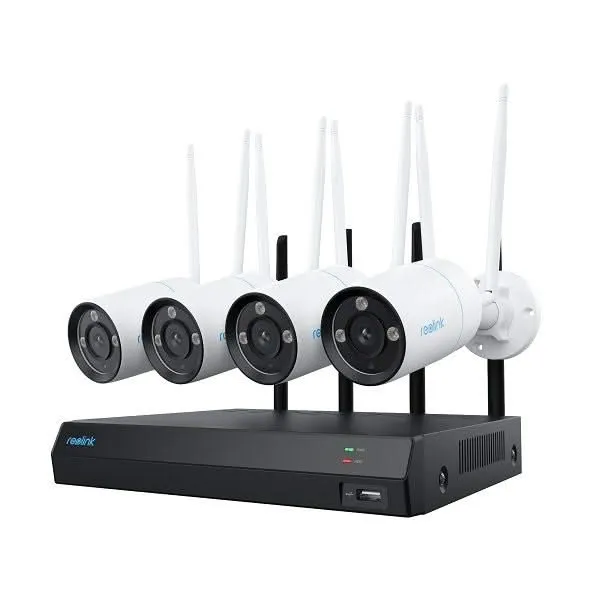 Reolink NVS12-8MB4W, kit de seguridad con cámara tipo «bullet» WiFi 4K/8 MP UHD