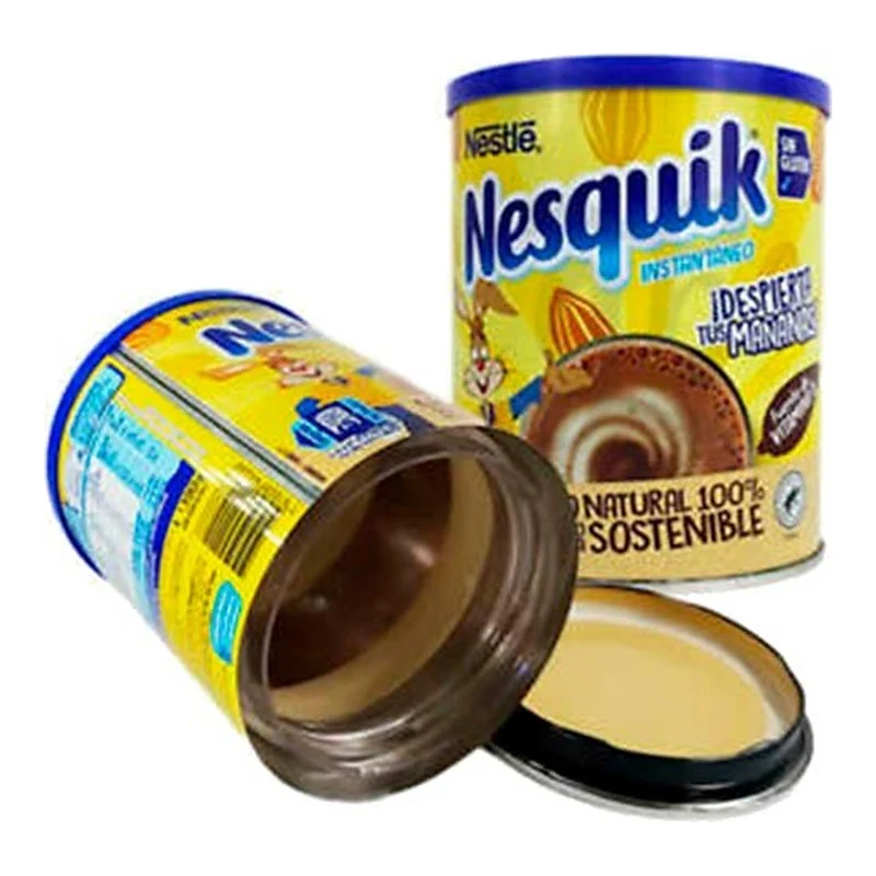 Bote Nesquik de Ocultación – Contenedor Secreto con Forma de Bote de Nesquik para Esconder Objetos