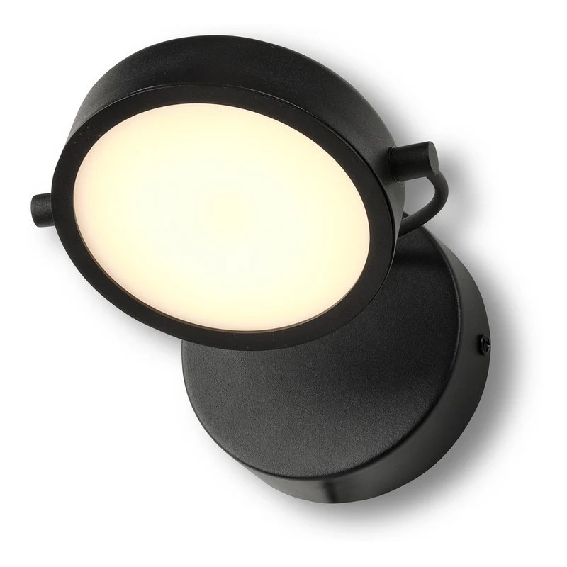 Aplique de pared OSRAM DECOR Puck 11W negro