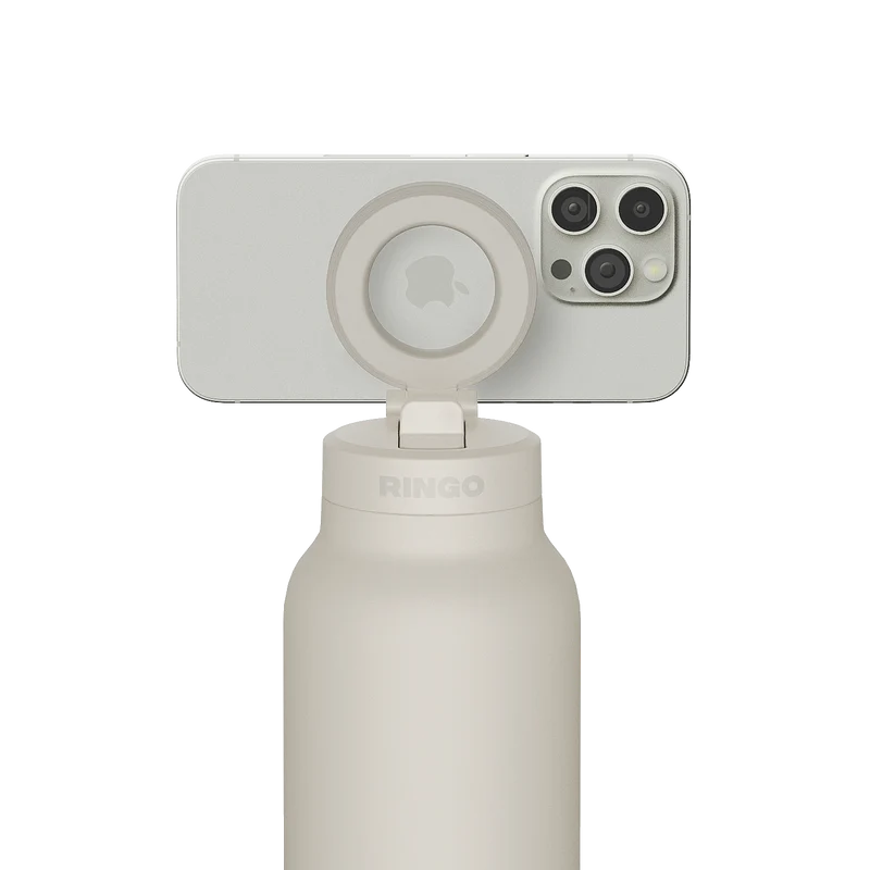 Botella 710 ml con soporte para Magsafe de Ringo - Marfil
