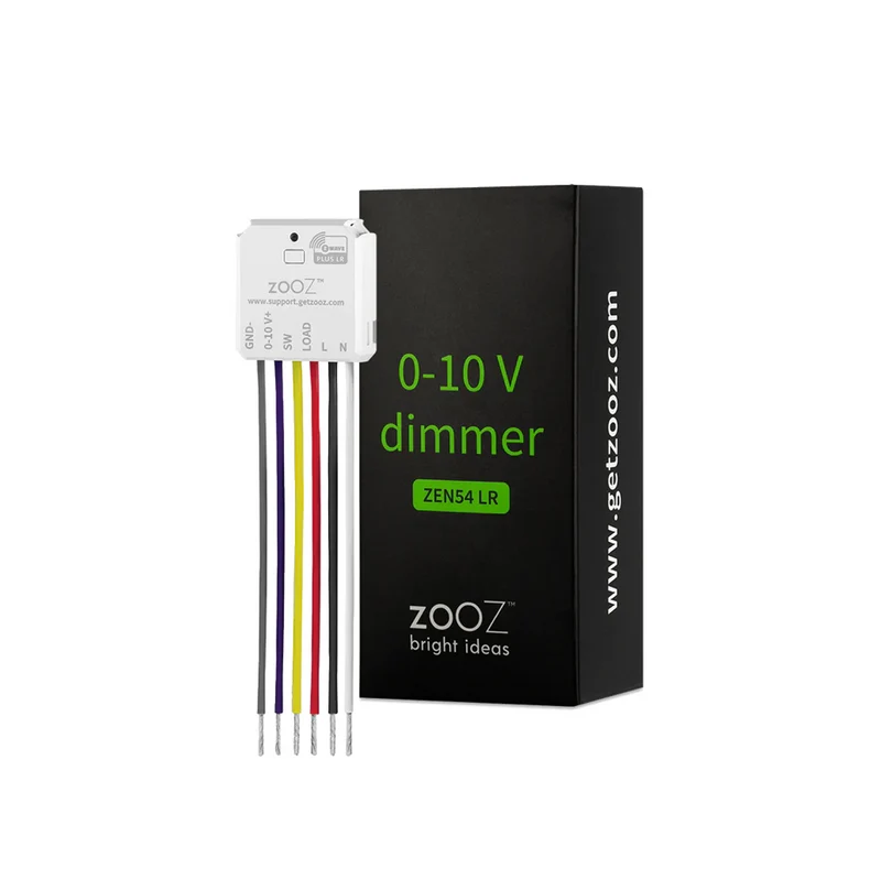 Microcontrolador de largo alcance DIMMER 0-10 V ZEN54 LR Z-Wave 700 Marca: Zooz