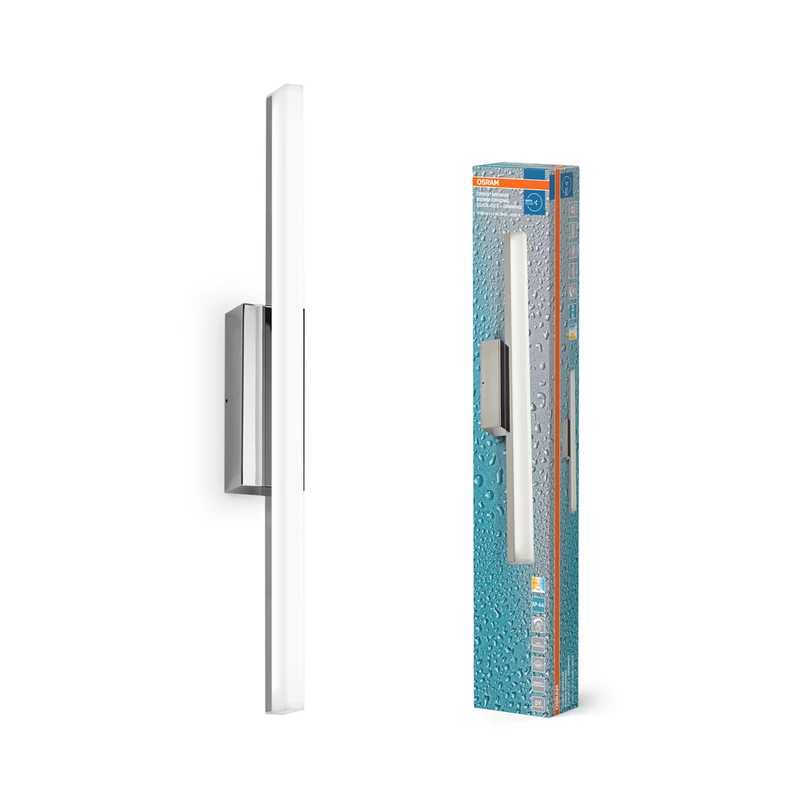 Lámpara de espejo OSRAM Orbis Mirror para baño, Click-CCT, 10 W, 60 cm, cromo, IP44