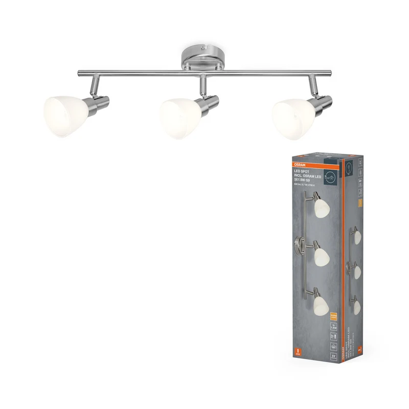 OSRAM LED SPOT G9 3 x 1,9 W, 600 lm, 2700 K, blanco cálido