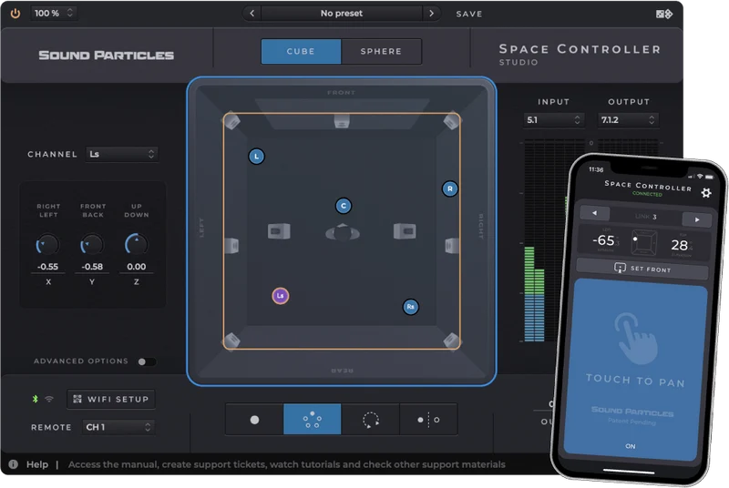 Controlador de estudio Space