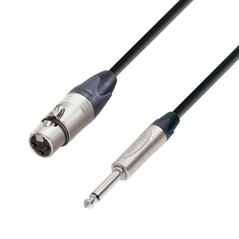 Neutrik XLR Hembra a 6.3mm Jack Cable Adaptador (10m)