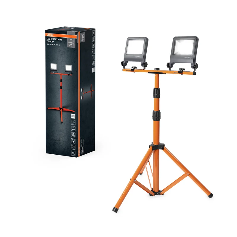 Foco de construcción OSRAM WORKLIGHTS TRIPOD 2X30 W 4000 K