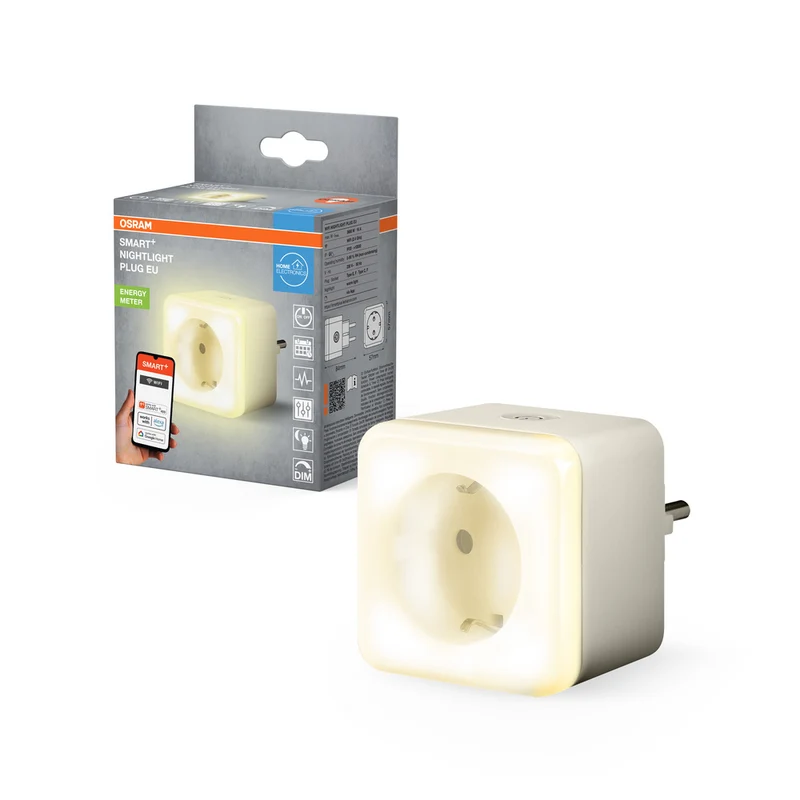 Enchufe inalámbrico OSRAM Wifi SMART+ NIGHTLIGHT EU con luz nocturna blanca