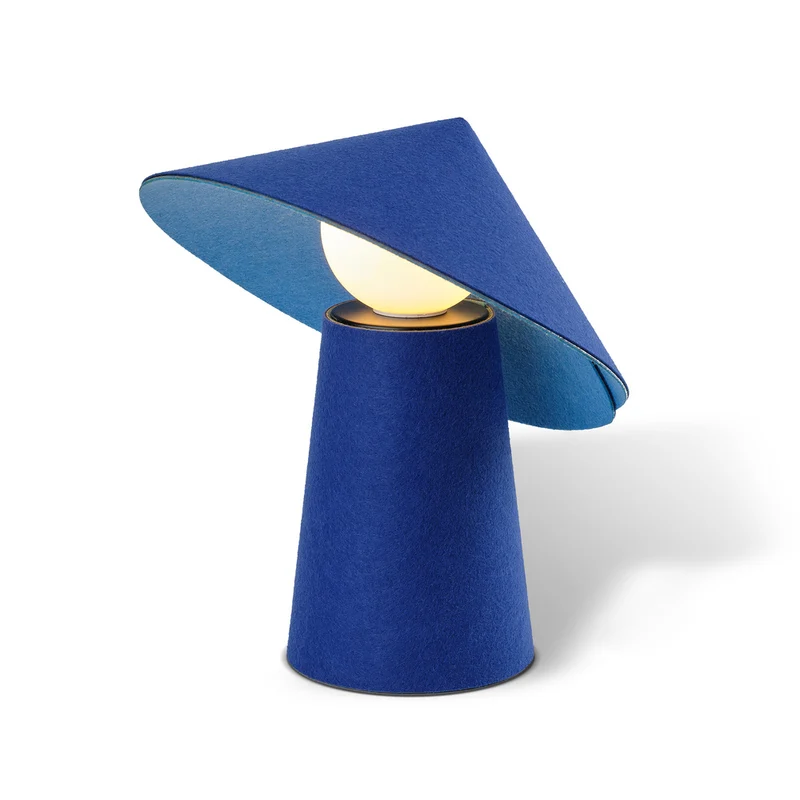 Lámpara de mesa móvil OSRAM DECOR Flip de 3,5 W, regulable táctil, recargable por USB, azul