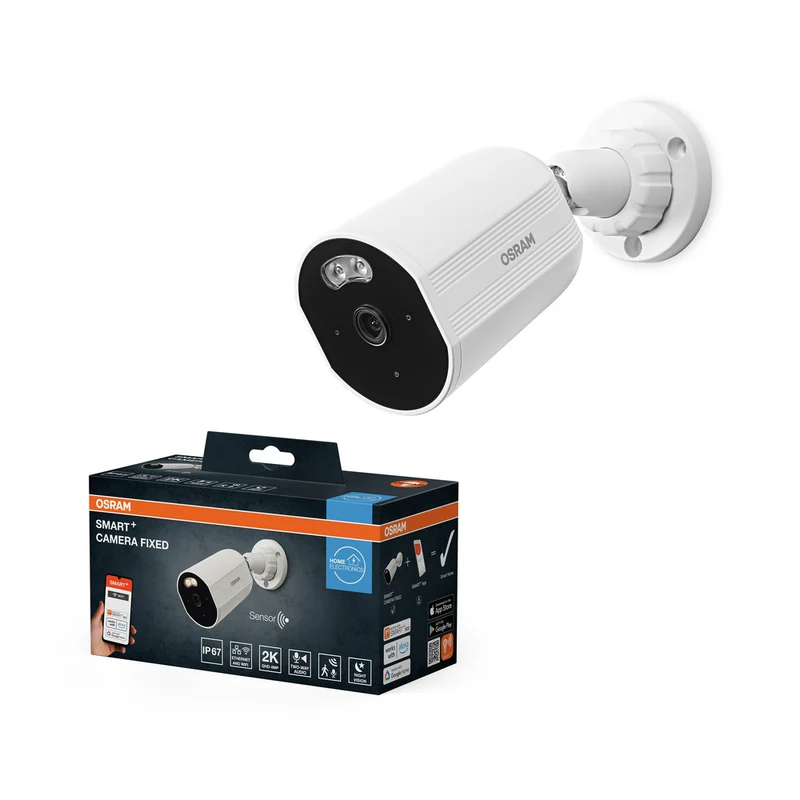 Cámara de vigilancia inteligente para exteriores OSRAM Wifi SMART+ blanca