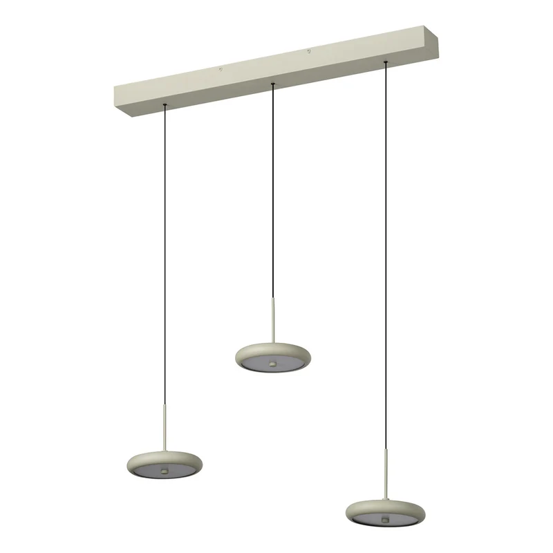Lámpara colgante OSRAM DECOR Yoyo con 3 colgantes 18W Beige